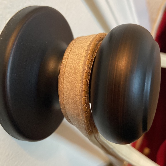 Coach Color-Block Tan & Brown Signature Tote Handbag White Leather 10859… - Picture 11 of 17